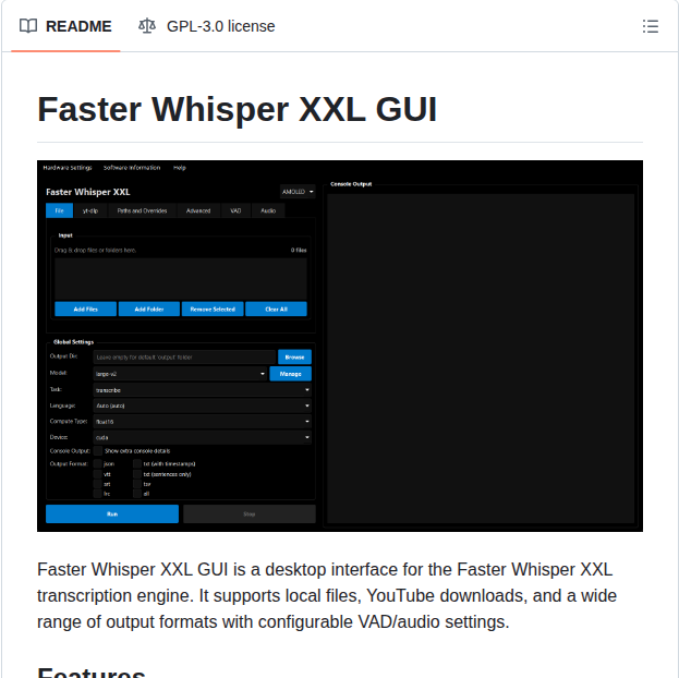 Cbro33 Faster Whisper Xxl Gui