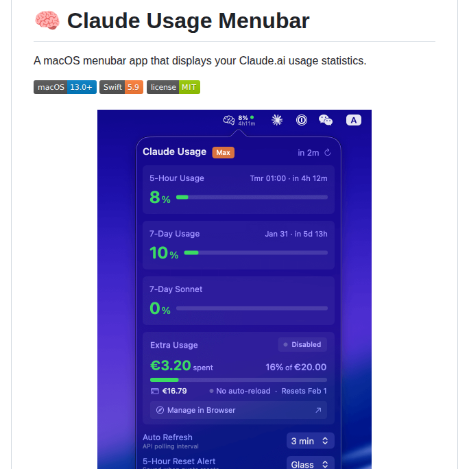 P233 Claude Usage.app