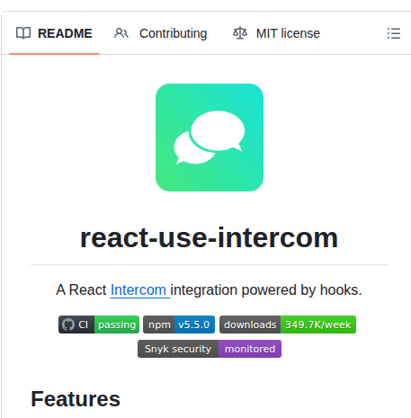 Devrnt React Use Intercom