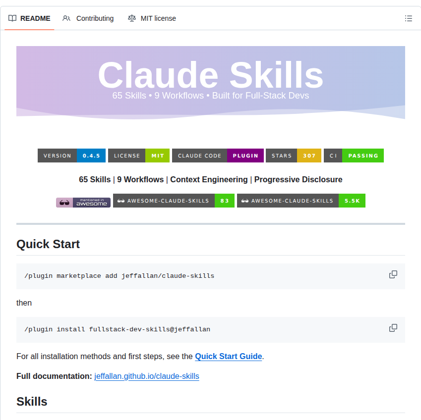 Jeffallan Claude Skills