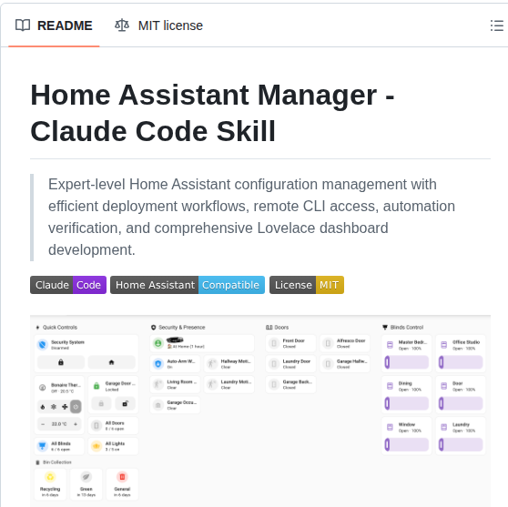 Komal Skynet Claude Skill Homeassistant